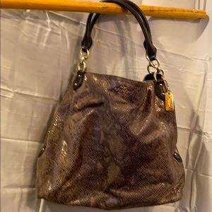 Coach Snakeskin Satchel